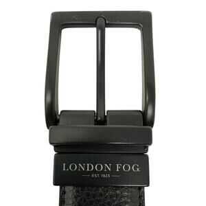 London Fog Black Belt Men's 32 Classic Dress Casual